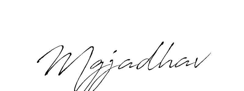 How to make Mgjadhav signature? Antro_Vectra is a professional autograph style. Create handwritten signature for Mgjadhav name. Mgjadhav signature style 6 images and pictures png