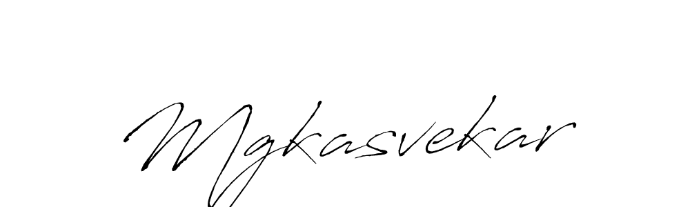 The best way (Antro_Vectra) to make a short signature is to pick only two or three words in your name. The name Mgkasvekar include a total of six letters. For converting this name. Mgkasvekar signature style 6 images and pictures png