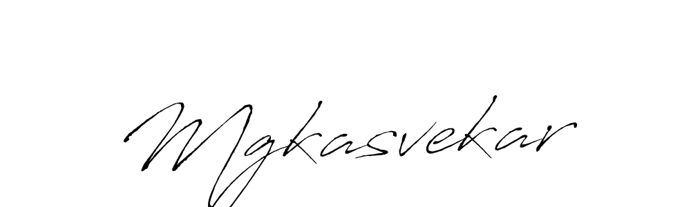 Design your own signature with our free online signature maker. With this signature software, you can create a handwritten (Antro_Vectra) signature for name Mgkasvekar. Mgkasvekar signature style 6 images and pictures png
