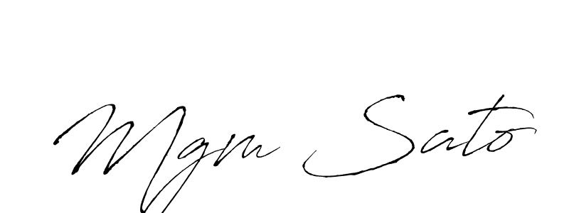 Once you've used our free online signature maker to create your best signature Antro_Vectra style, it's time to enjoy all of the benefits that Mgm Sato name signing documents. Mgm Sato signature style 6 images and pictures png