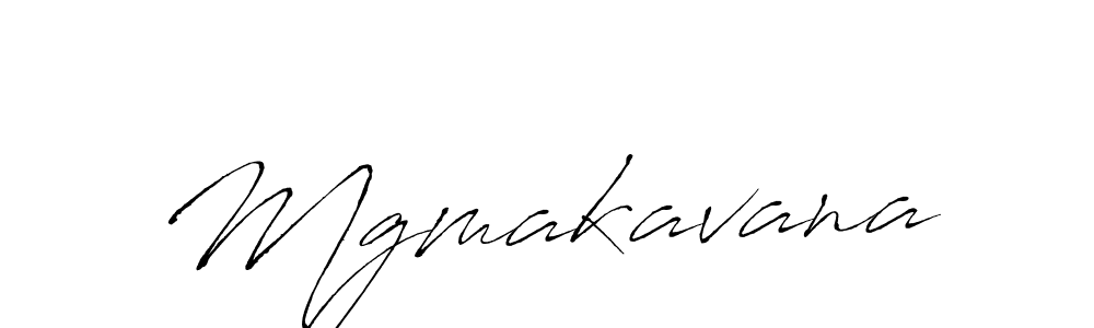 How to make Mgmakavana signature? Antro_Vectra is a professional autograph style. Create handwritten signature for Mgmakavana name. Mgmakavana signature style 6 images and pictures png