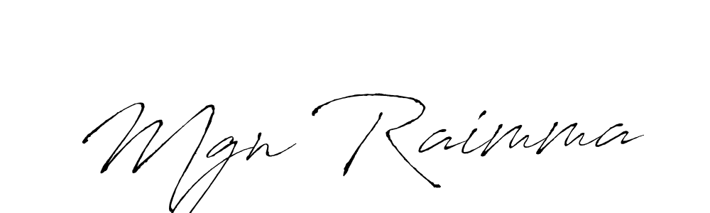 Mgn Raimma stylish signature style. Best Handwritten Sign (Antro_Vectra) for my name. Handwritten Signature Collection Ideas for my name Mgn Raimma. Mgn Raimma signature style 6 images and pictures png