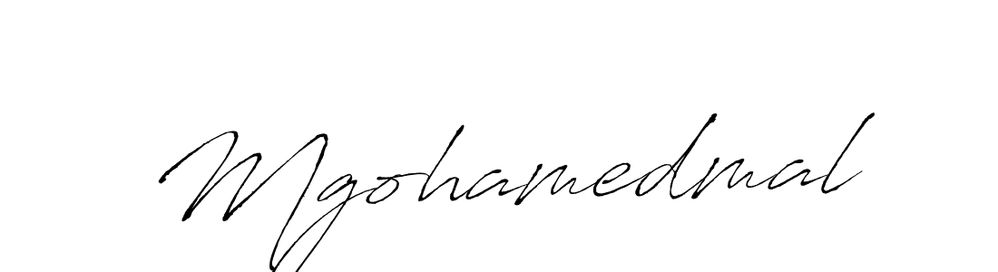 It looks lik you need a new signature style for name Mgohamedmal. Design unique handwritten (Antro_Vectra) signature with our free signature maker in just a few clicks. Mgohamedmal signature style 6 images and pictures png