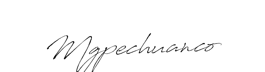 Mgpechuanco stylish signature style. Best Handwritten Sign (Antro_Vectra) for my name. Handwritten Signature Collection Ideas for my name Mgpechuanco. Mgpechuanco signature style 6 images and pictures png