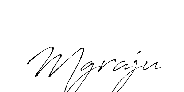 Make a beautiful signature design for name Mgraju. With this signature (Antro_Vectra) style, you can create a handwritten signature for free. Mgraju signature style 6 images and pictures png