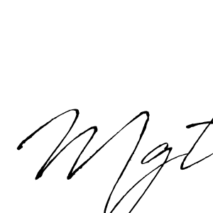 You should practise on your own different ways (Antro_Vectra) to write your name (Mgt) in signature. don't let someone else do it for you. Mgt signature style 6 images and pictures png
