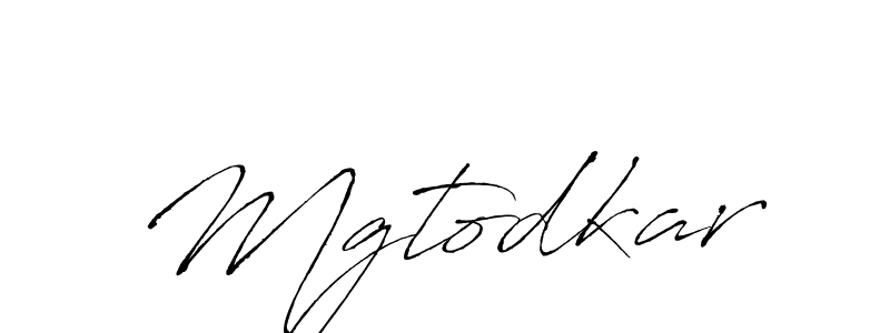Use a signature maker to create a handwritten signature online. With this signature software, you can design (Antro_Vectra) your own signature for name Mgtodkar. Mgtodkar signature style 6 images and pictures png