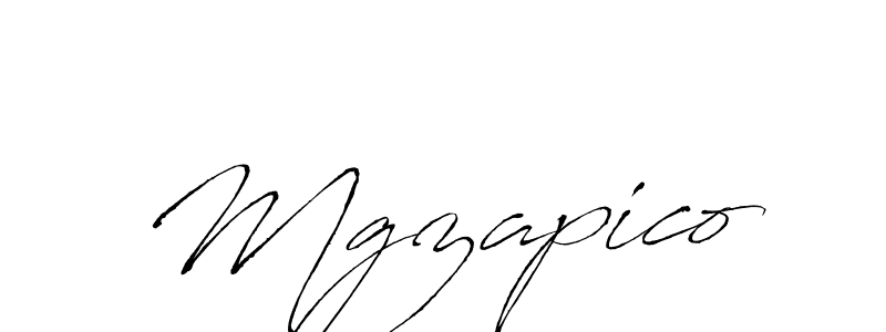 You should practise on your own different ways (Antro_Vectra) to write your name (Mgzapico) in signature. don't let someone else do it for you. Mgzapico signature style 6 images and pictures png