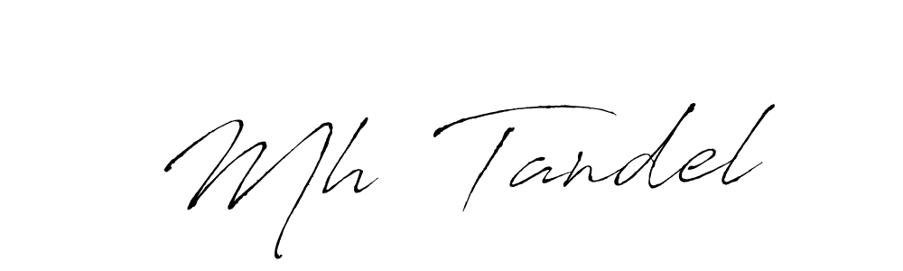 It looks lik you need a new signature style for name Mh  Tandel. Design unique handwritten (Antro_Vectra) signature with our free signature maker in just a few clicks. Mh  Tandel signature style 6 images and pictures png
