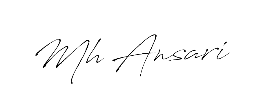 You can use this online signature creator to create a handwritten signature for the name Mh Ansari. This is the best online autograph maker. Mh Ansari signature style 6 images and pictures png