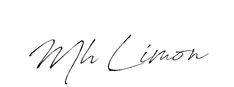 How to Draw Mh Limon signature style? Antro_Vectra is a latest design signature styles for name Mh Limon. Mh Limon signature style 6 images and pictures png