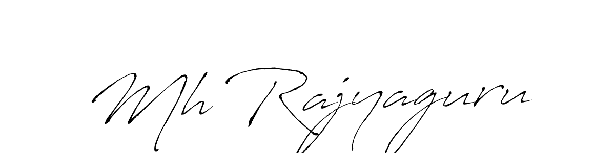 It looks lik you need a new signature style for name Mh Rajyaguru. Design unique handwritten (Antro_Vectra) signature with our free signature maker in just a few clicks. Mh Rajyaguru signature style 6 images and pictures png