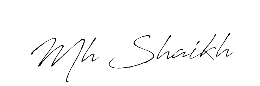 The best way (Antro_Vectra) to make a short signature is to pick only two or three words in your name. The name Mh Shaikh include a total of six letters. For converting this name. Mh Shaikh signature style 6 images and pictures png