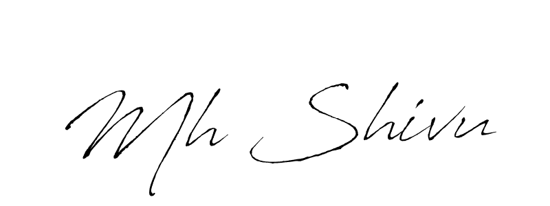 Once you've used our free online signature maker to create your best signature Antro_Vectra style, it's time to enjoy all of the benefits that Mh Shivu name signing documents. Mh Shivu signature style 6 images and pictures png