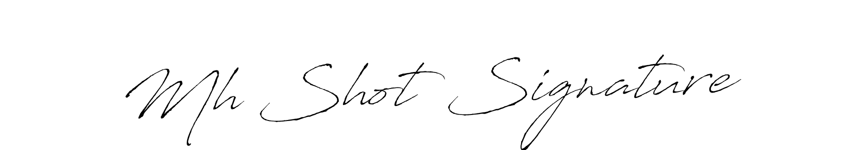 Also we have Mh Shot Signature name is the best signature style. Create professional handwritten signature collection using Antro_Vectra autograph style. Mh Shot Signature signature style 6 images and pictures png