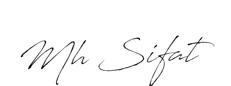 It looks lik you need a new signature style for name Mh Sifat. Design unique handwritten (Antro_Vectra) signature with our free signature maker in just a few clicks. Mh Sifat signature style 6 images and pictures png