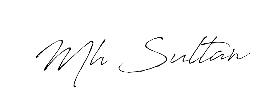 It looks lik you need a new signature style for name Mh Sultan. Design unique handwritten (Antro_Vectra) signature with our free signature maker in just a few clicks. Mh Sultan signature style 6 images and pictures png