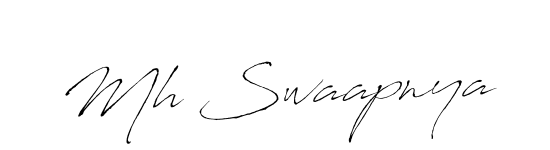 Similarly Antro_Vectra is the best handwritten signature design. Signature creator online .You can use it as an online autograph creator for name Mh Swaapnya. Mh Swaapnya signature style 6 images and pictures png