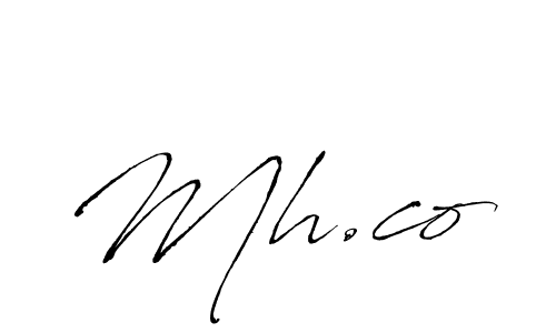 Also we have Mh.co name is the best signature style. Create professional handwritten signature collection using Antro_Vectra autograph style. Mh.co signature style 6 images and pictures png