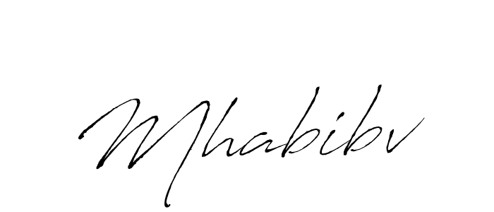 Design your own signature with our free online signature maker. With this signature software, you can create a handwritten (Antro_Vectra) signature for name Mhabibv. Mhabibv signature style 6 images and pictures png