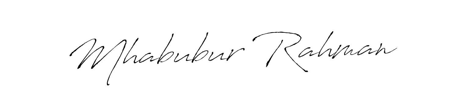 Also You can easily find your signature by using the search form. We will create Mhabubur Rahman name handwritten signature images for you free of cost using Antro_Vectra sign style. Mhabubur Rahman signature style 6 images and pictures png