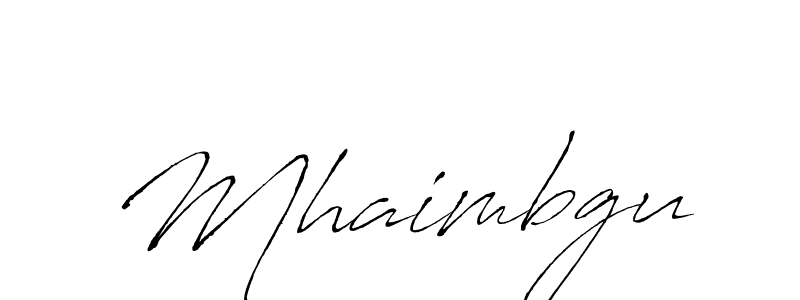 Make a beautiful signature design for name Mhaimbgu. With this signature (Antro_Vectra) style, you can create a handwritten signature for free. Mhaimbgu signature style 6 images and pictures png