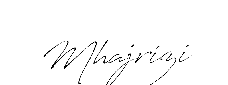 Also You can easily find your signature by using the search form. We will create Mhajrizi name handwritten signature images for you free of cost using Antro_Vectra sign style. Mhajrizi signature style 6 images and pictures png