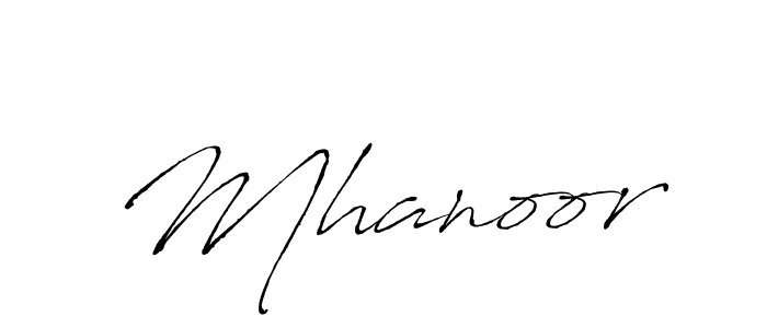 Antro_Vectra is a professional signature style that is perfect for those who want to add a touch of class to their signature. It is also a great choice for those who want to make their signature more unique. Get Mhanoor name to fancy signature for free. Mhanoor signature style 6 images and pictures png