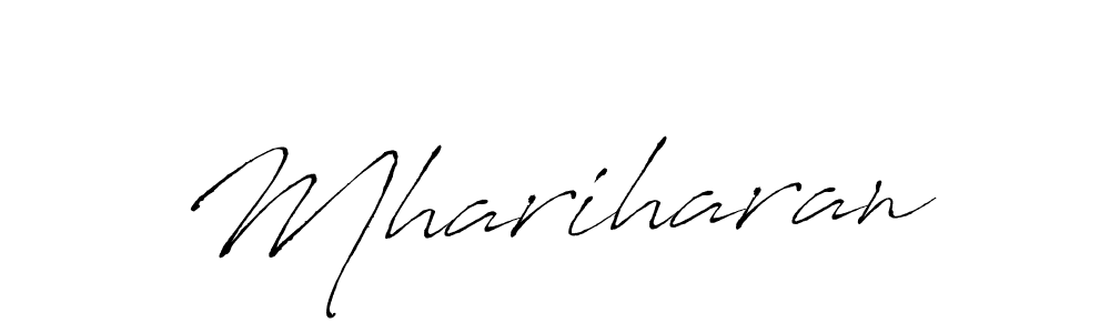 The best way (Antro_Vectra) to make a short signature is to pick only two or three words in your name. The name Mhariharan include a total of six letters. For converting this name. Mhariharan signature style 6 images and pictures png