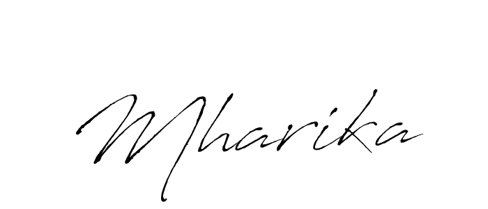 How to make Mharika signature? Antro_Vectra is a professional autograph style. Create handwritten signature for Mharika name. Mharika signature style 6 images and pictures png