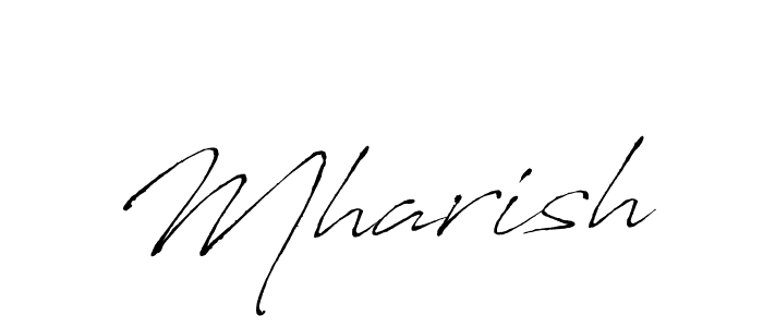 How to make Mharish name signature. Use Antro_Vectra style for creating short signs online. This is the latest handwritten sign. Mharish signature style 6 images and pictures png