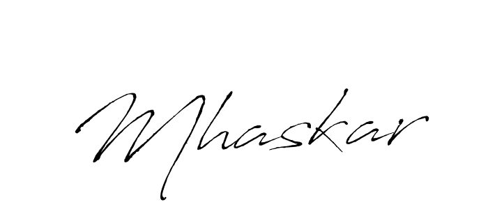 Antro_Vectra is a professional signature style that is perfect for those who want to add a touch of class to their signature. It is also a great choice for those who want to make their signature more unique. Get Mhaskar name to fancy signature for free. Mhaskar signature style 6 images and pictures png