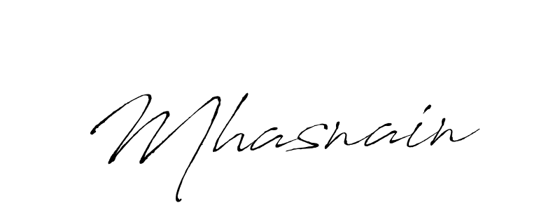 How to make Mhasnain name signature. Use Antro_Vectra style for creating short signs online. This is the latest handwritten sign. Mhasnain signature style 6 images and pictures png