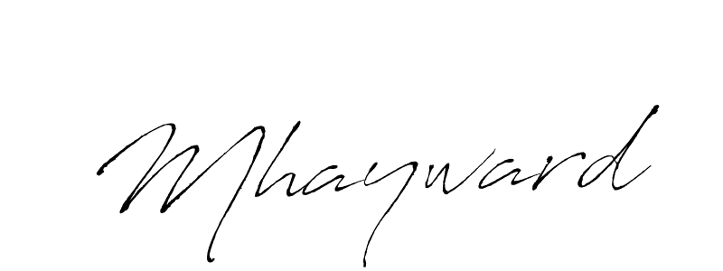 Mhayward stylish signature style. Best Handwritten Sign (Antro_Vectra) for my name. Handwritten Signature Collection Ideas for my name Mhayward. Mhayward signature style 6 images and pictures png