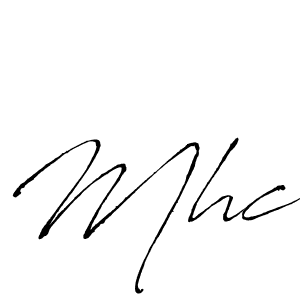 You should practise on your own different ways (Antro_Vectra) to write your name (Mhc) in signature. don't let someone else do it for you. Mhc signature style 6 images and pictures png