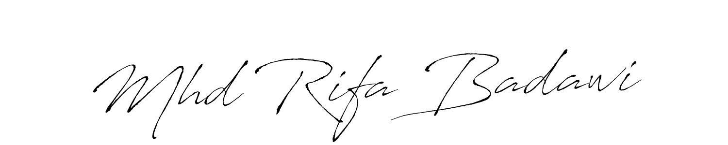 Once you've used our free online signature maker to create your best signature Antro_Vectra style, it's time to enjoy all of the benefits that Mhd Rifa Badawi name signing documents. Mhd Rifa Badawi signature style 6 images and pictures png