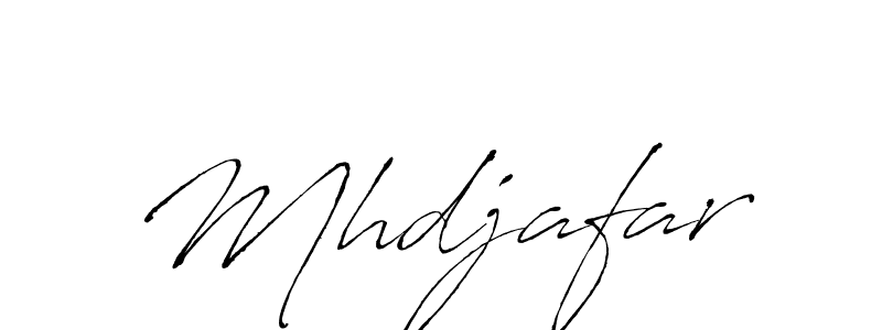 Mhdjafar stylish signature style. Best Handwritten Sign (Antro_Vectra) for my name. Handwritten Signature Collection Ideas for my name Mhdjafar. Mhdjafar signature style 6 images and pictures png