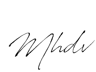 if you are searching for the best signature style for your name Mhdv. so please give up your signature search. here we have designed multiple signature styles  using Antro_Vectra. Mhdv signature style 6 images and pictures png
