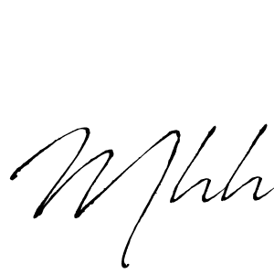 if you are searching for the best signature style for your name Mhh. so please give up your signature search. here we have designed multiple signature styles  using Antro_Vectra. Mhh signature style 6 images and pictures png