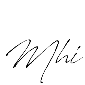 Similarly Antro_Vectra is the best handwritten signature design. Signature creator online .You can use it as an online autograph creator for name Mhi. Mhi signature style 6 images and pictures png
