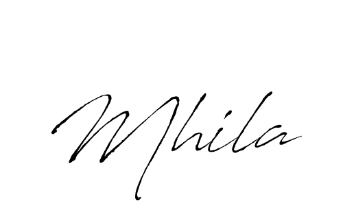 Create a beautiful signature design for name Mhila. With this signature (Antro_Vectra) fonts, you can make a handwritten signature for free. Mhila signature style 6 images and pictures png