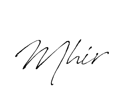You can use this online signature creator to create a handwritten signature for the name Mhir. This is the best online autograph maker. Mhir signature style 6 images and pictures png