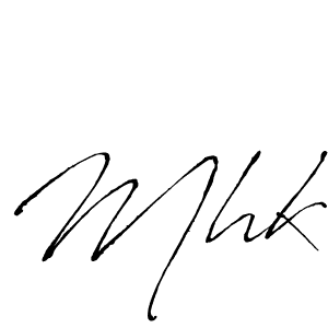 Similarly Antro_Vectra is the best handwritten signature design. Signature creator online .You can use it as an online autograph creator for name Mhk. Mhk signature style 6 images and pictures png