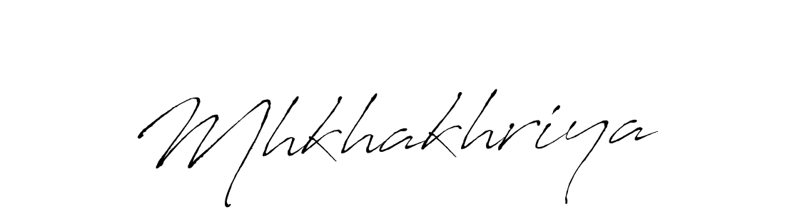 Also we have Mhkhakhriya name is the best signature style. Create professional handwritten signature collection using Antro_Vectra autograph style. Mhkhakhriya signature style 6 images and pictures png