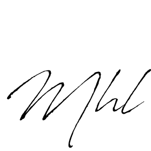 How to Draw Mhl signature style? Antro_Vectra is a latest design signature styles for name Mhl. Mhl signature style 6 images and pictures png