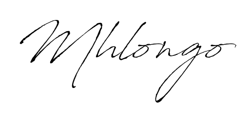You should practise on your own different ways (Antro_Vectra) to write your name (Mhlongo) in signature. Don't let someone else do it for you. Mhlongo signature style 6 images and pictures png
