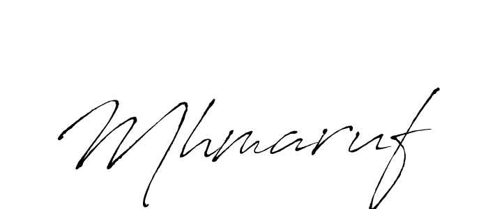 You should practise on your own different ways (Antro_Vectra) to write your name (Mhmaruf) in signature. don't let someone else do it for you. Mhmaruf signature style 6 images and pictures png