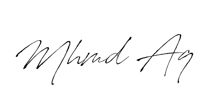 You should practise on your own different ways (Antro_Vectra) to write your name (Mhmd Aq) in signature. don't let someone else do it for you. Mhmd Aq signature style 6 images and pictures png