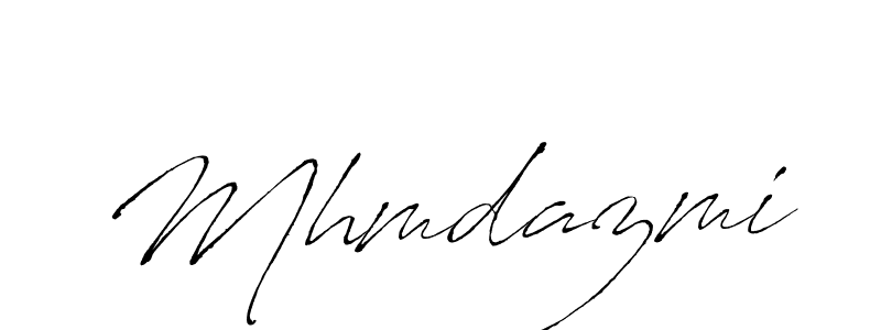 Also You can easily find your signature by using the search form. We will create Mhmdazmi name handwritten signature images for you free of cost using Antro_Vectra sign style. Mhmdazmi signature style 6 images and pictures png