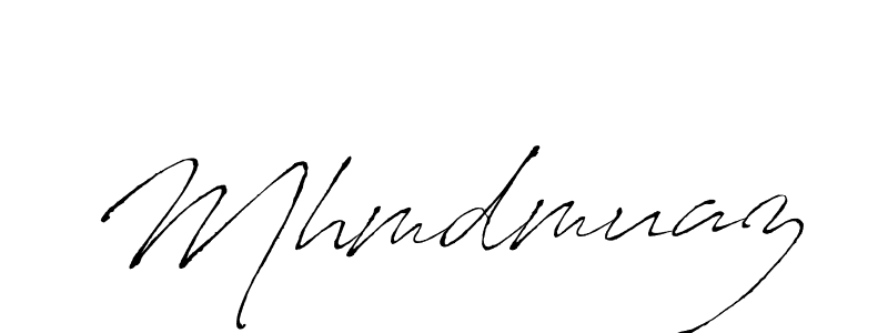 Mhmdmuaz stylish signature style. Best Handwritten Sign (Antro_Vectra) for my name. Handwritten Signature Collection Ideas for my name Mhmdmuaz. Mhmdmuaz signature style 6 images and pictures png